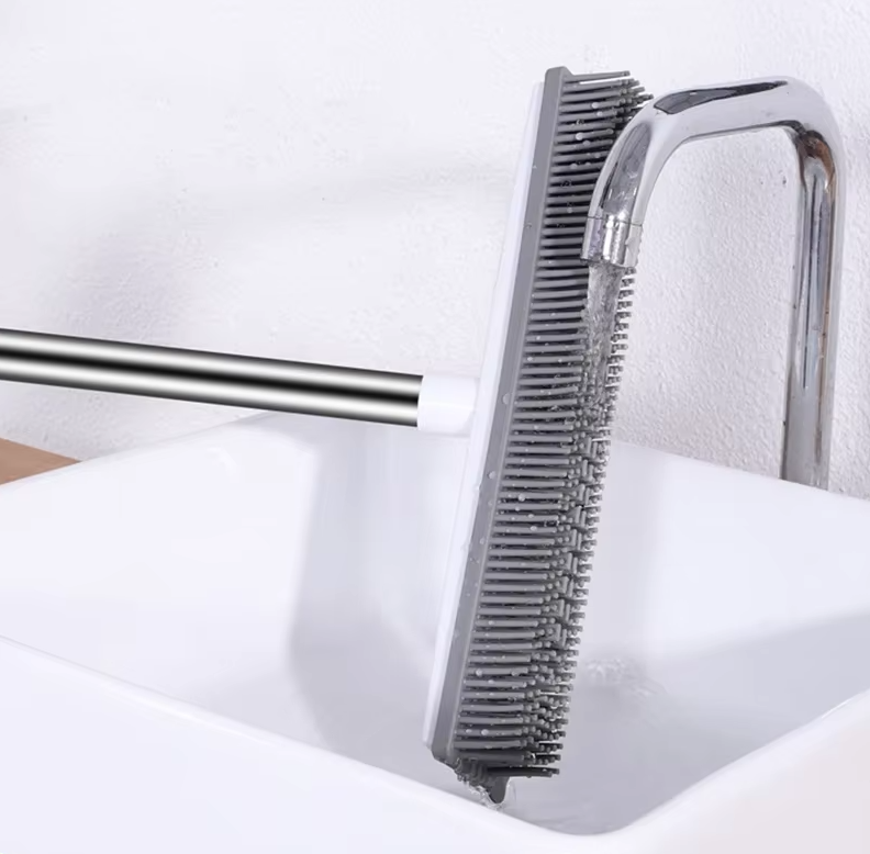 Easily rinse & clean the pet hair removal broom after each use