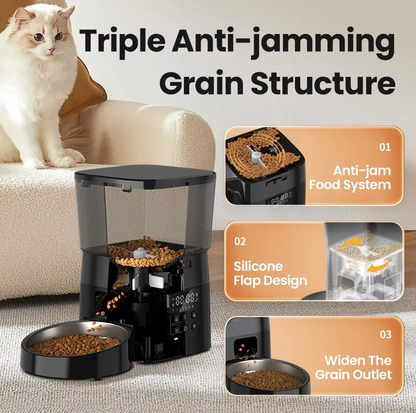 Automatic Pet Feeder Anti Jam. How the feeder system works