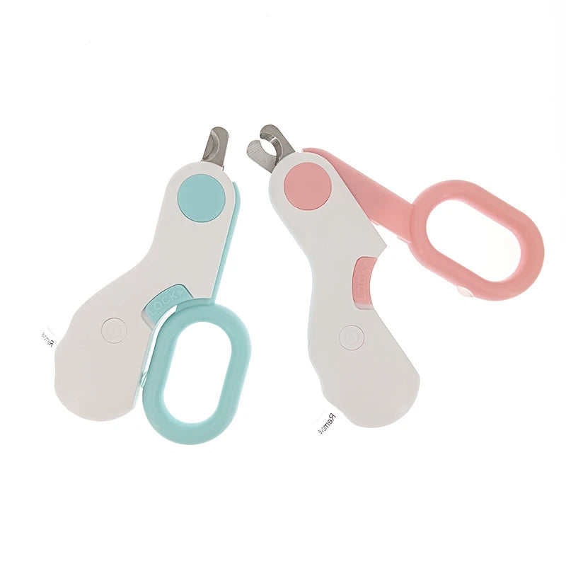 Choose from pink or blue pet nail clippers