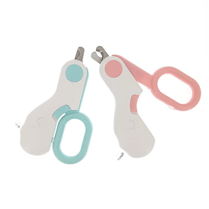 Choose from pink or blue pet nail clippers