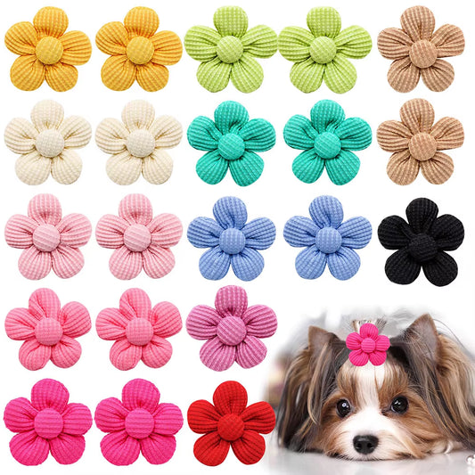 Plenty of fun colours included in our flower bowknot packs 