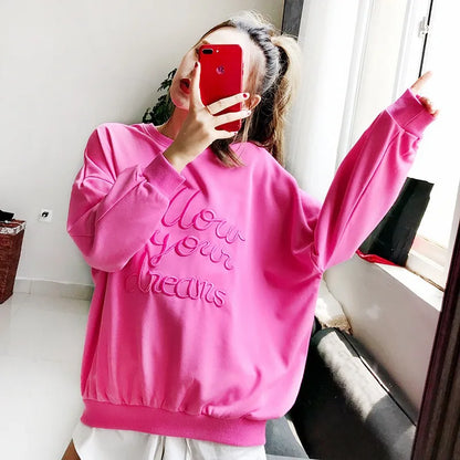 Matching Human and Pet Apparel Matching Clothing for Small and Adult Dogs Embroidered Text, Fashionable Sweatshirt for Travel