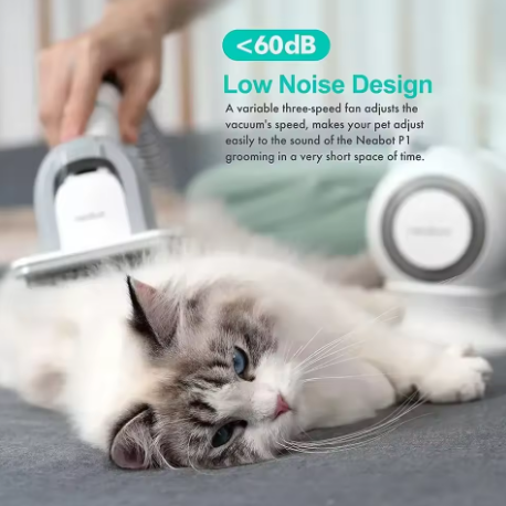 The pet clipper features ultra quite noise so your pets won't get scared 