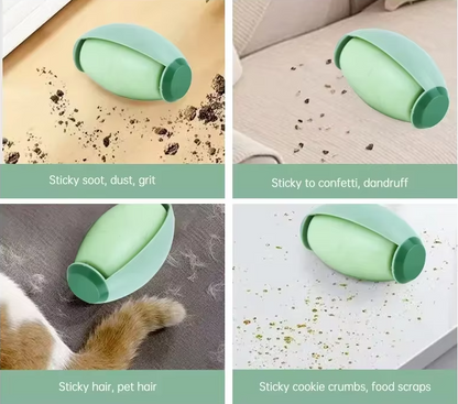 Our portable lint roller has multiple uses. For hair, furniture, clothes, dust, crumbs & anything you can think of. 