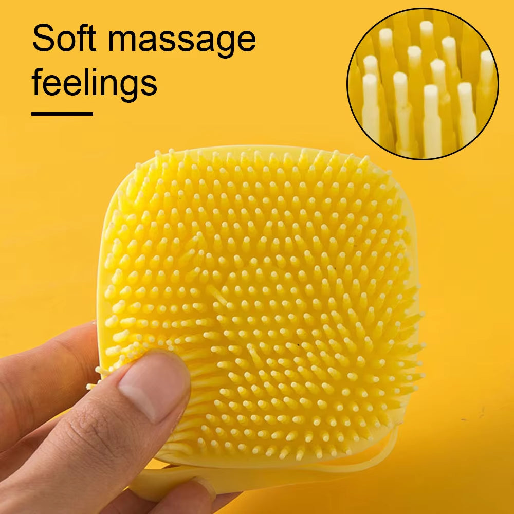Our pet massage brush is made from soft silicone, making it comfortable to brush your pet's hair