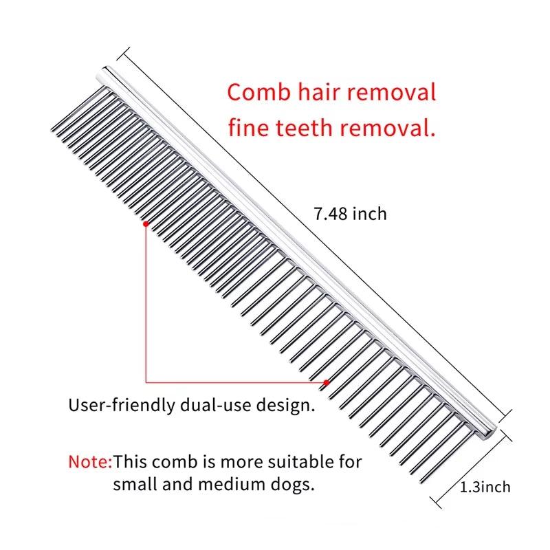 Each of our scissor kits includes a free stainless steel comb 