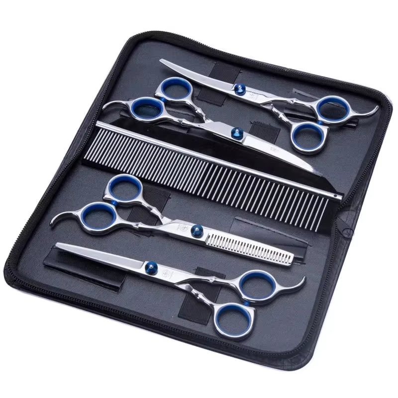 Elevate your pet grooming & achieve salon-quality results with this Professional Pet Grooming Scissor Kit. We have many different kits for your needs