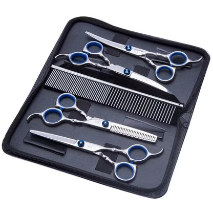 Elevate your pet grooming & achieve salon-quality results with this Professional Pet Grooming Scissor Kit. We have many different kits for your needs