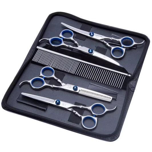 Elevate your pet grooming & achieve salon-quality results with this Professional Pet Grooming Scissor Kit. We have many different kits for your needs